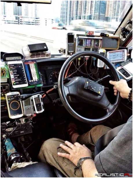 Taxi w Hong Kongu