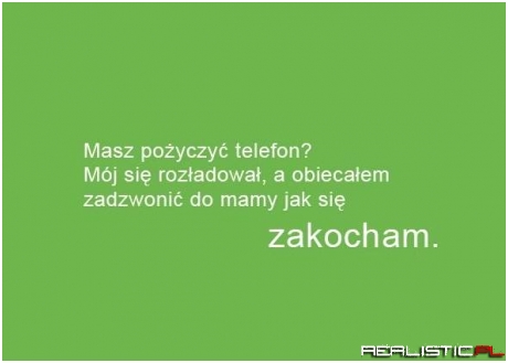 Tekst suchar na podryw
