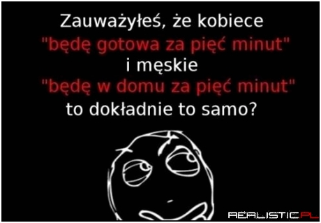 Zauważyłem...