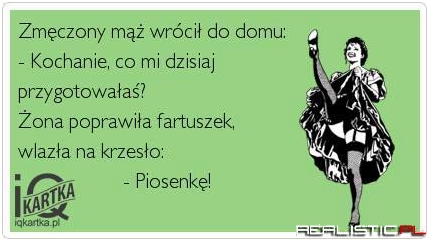 Zmęczony mąż wrócił do domu