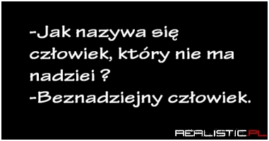 Beznadziejny człowiek