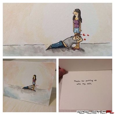 I made a card for a girl