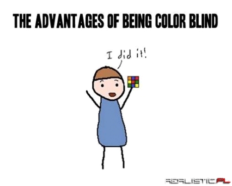 It's not so bad being color blind after all