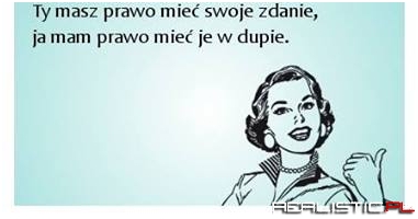 Mieć swoje zdanie