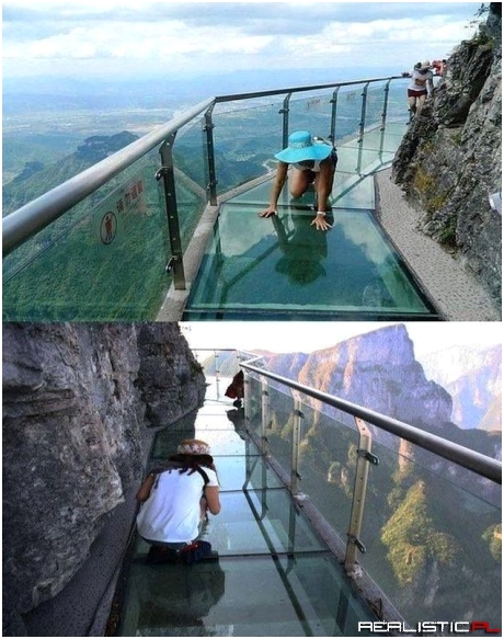 przeszklona podłoga