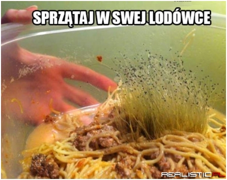 Sprzątaj w lodówce
