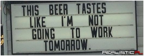 The taste of beer