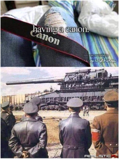 Having a canon
