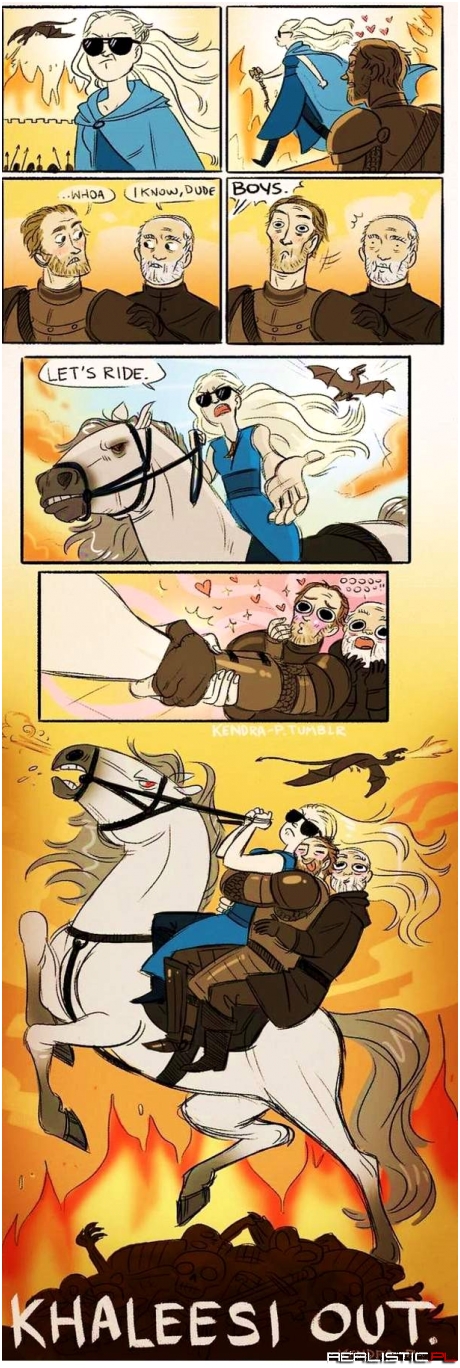 Let's ride khaleesi!