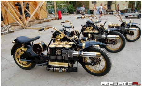 Motocykliści gotowi na wojnę