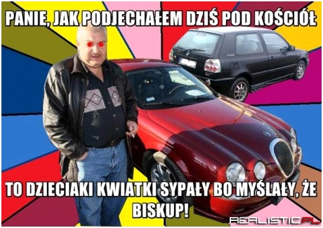 Panie, jak podjechałem dziś pod kościół