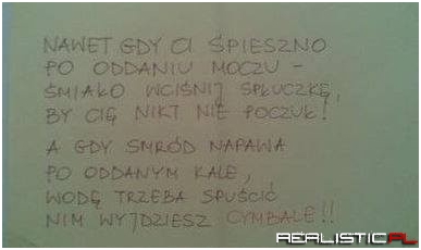 Toaletowa poezja