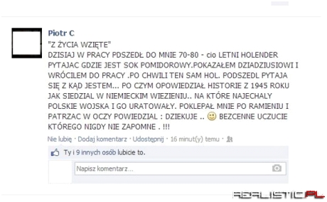 Wdzieczny człowiek nigdy nie zapomina