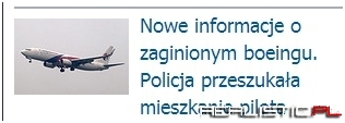 Zaginiony Boing