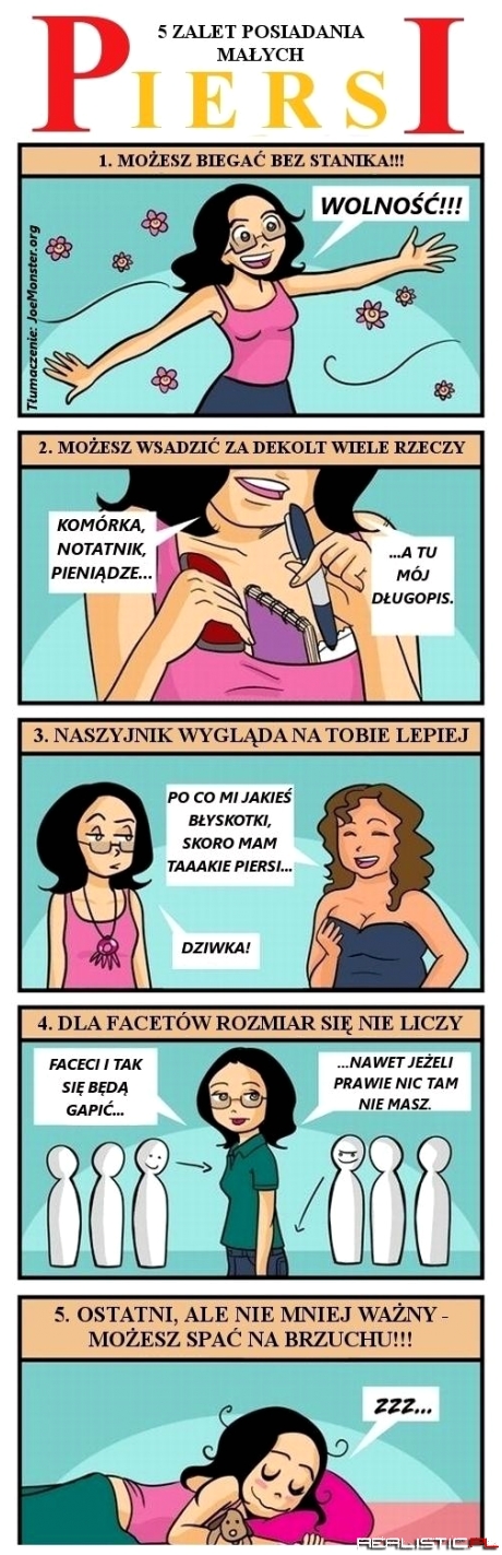 Zalety posiadania małych piersi