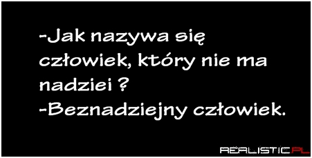 Beznadziejny człowiek