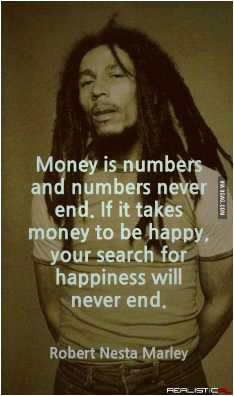 Money is numbers