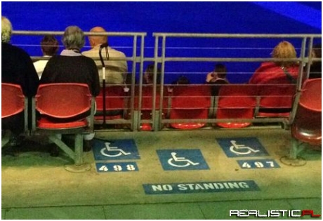 No standing