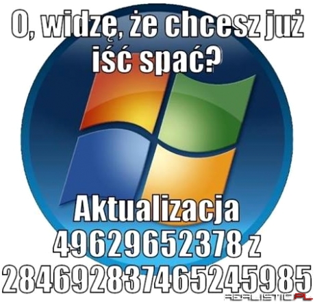 O, widzę...