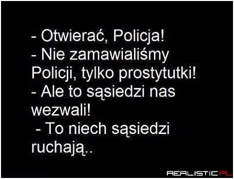 Otwierać, policja!