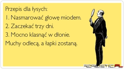 Przepis dla łysych