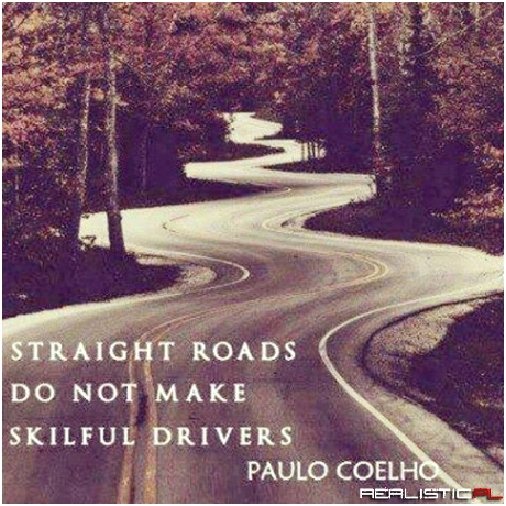 Straight road
