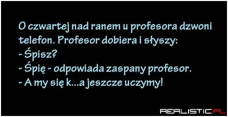 Telefon do profesora
