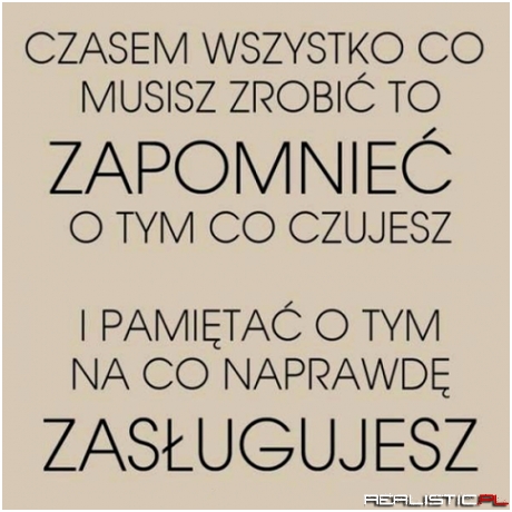 Zapomnieć