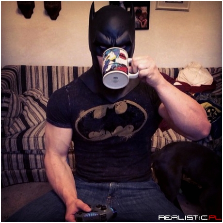 A mask, nothing else