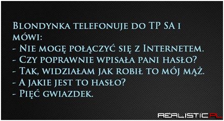 Blondynka telefonuje
