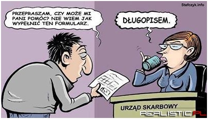 Długopisem