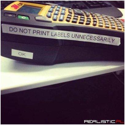 Do not print labels unnecessarily