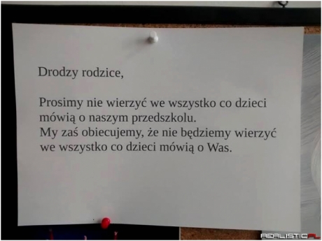Drodzy rodzice
