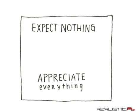 Expect nothing