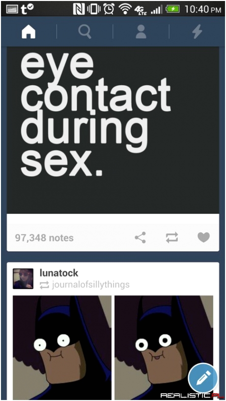 Eye contact