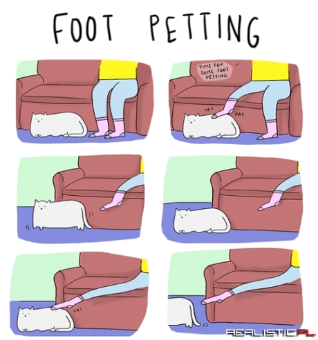Foot petting