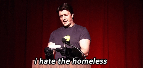 I hate the homeless