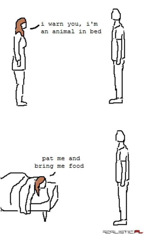 I warn you