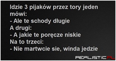 Idzie trzech pijaków