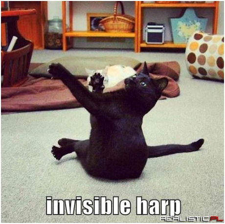 Invisible harp