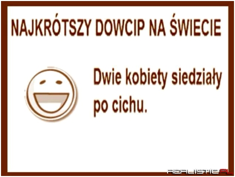 Najkrótszy dowcip
