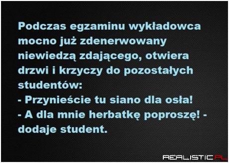 Podczas egzaminu