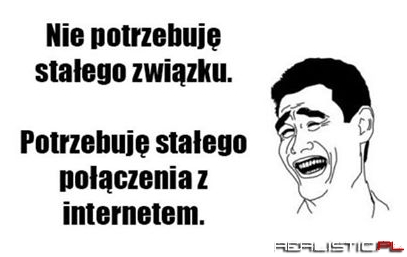 Połączenie z internetem