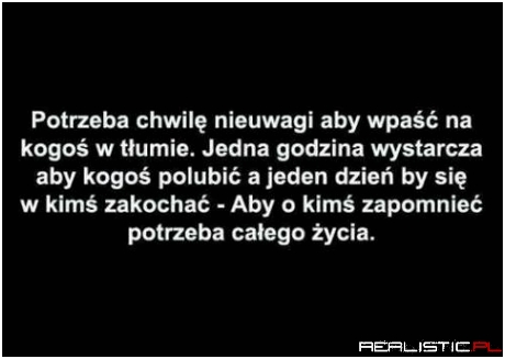 Potrzeba chwilę nieuwagi