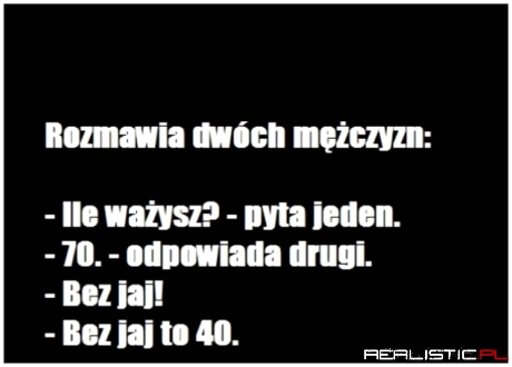Rozmowa dwóch mężczyzn