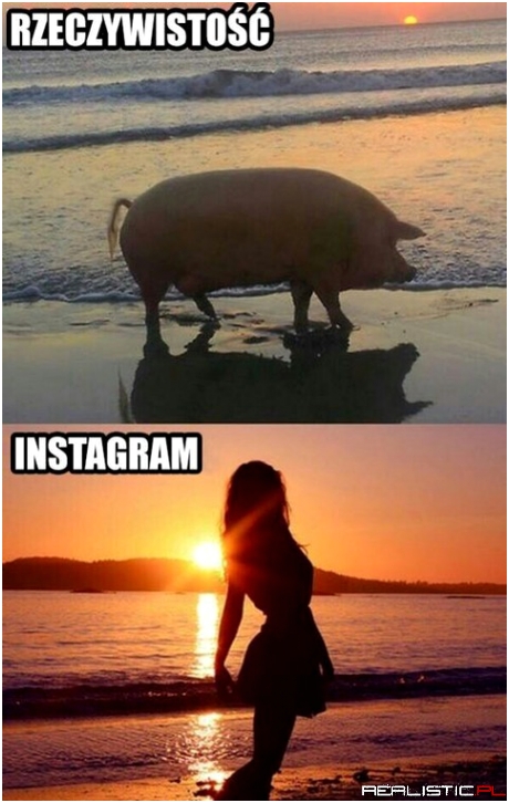 Rzeczywistość vs Instagram