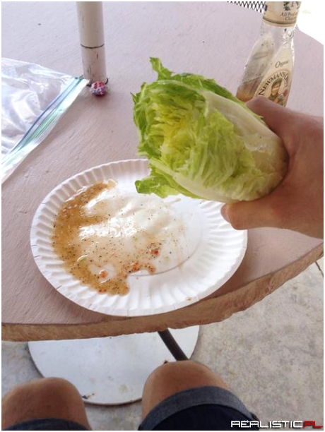 Someone told me that my salad eating technique offends them