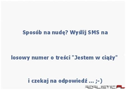 Sposób na nudę