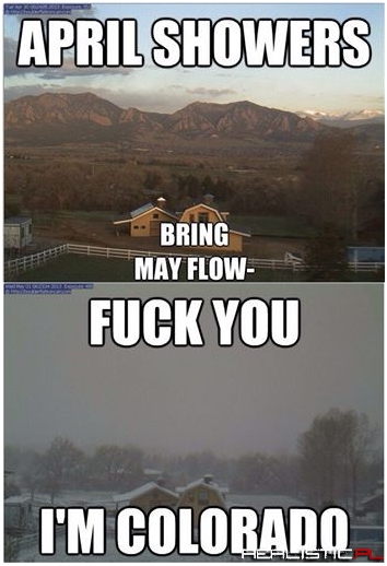 Spring in Colorado. Again