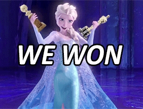 We won